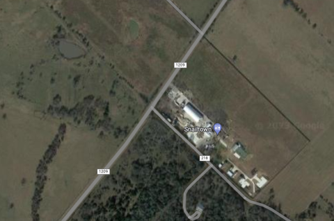 SpaceX and The Boring Company facilities are being in this general vicinity of FM 1209.   Imagery 2023 Google