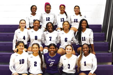 The 2023 Elgin High School Lady Wildcats girls varsity volleyball team. Photo by Marcial Guajardo