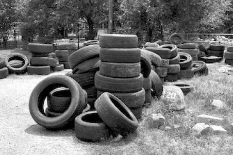 Arrest made for too many tires