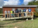 Volunteers of the Elgin Ramp Crew stand on their newly built ramp in Elgin Sept. 17. Pictured are, from left, Mike Baskin, Kevin Roberts, Lyn Bledsoe, Tom Baskin, Joe Roberts, Kevin Gray, Garland Burton, Andrew Stutz, Danny Graves, Chuck Wilkenson and Greg Silkenson. Courtesy photo