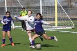 Elgin High School girls varsity soccer junior Maria Yanez (9) boots the ball downfield Jan. 20 against Princeton High School during the Lady Wildcats’ match at the Governor’s Cup tournament hosted by Georgetown High School. Photo by Marcial Guajardo
